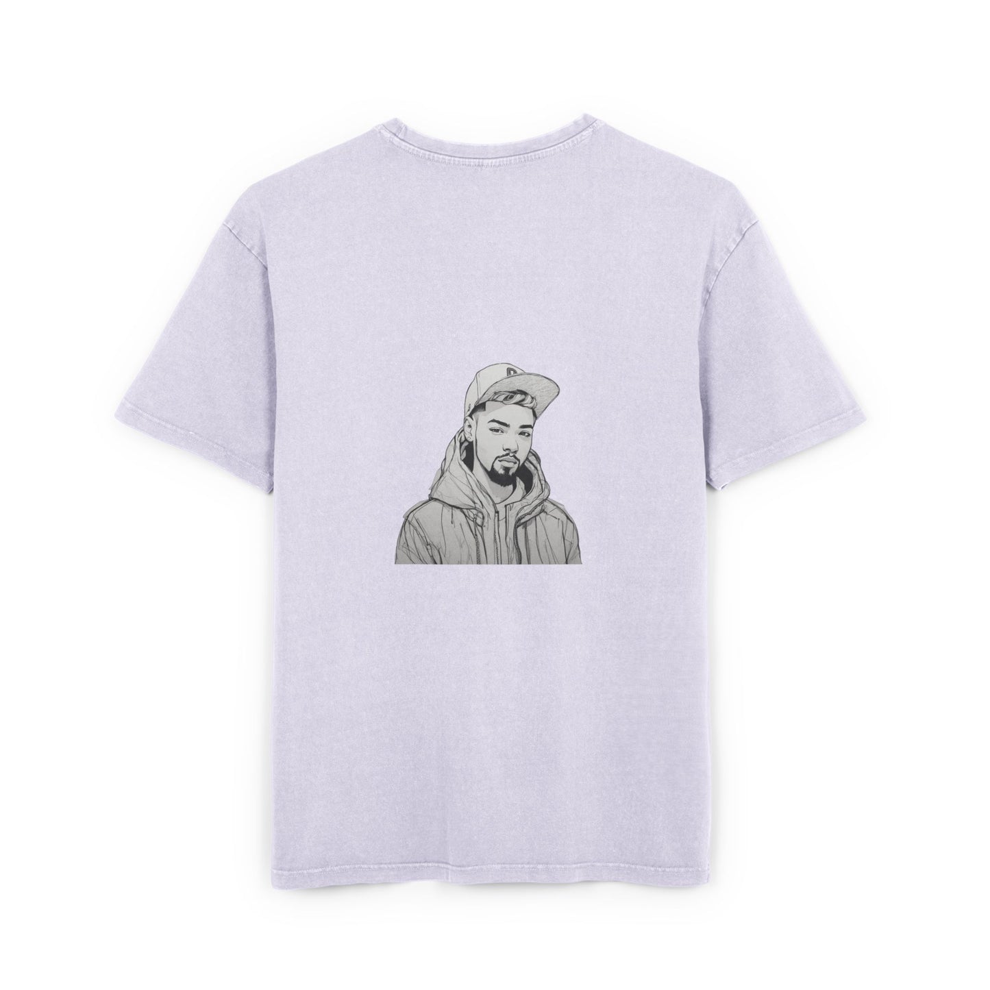 Men's Acid Washed Oversized Graphic Tee