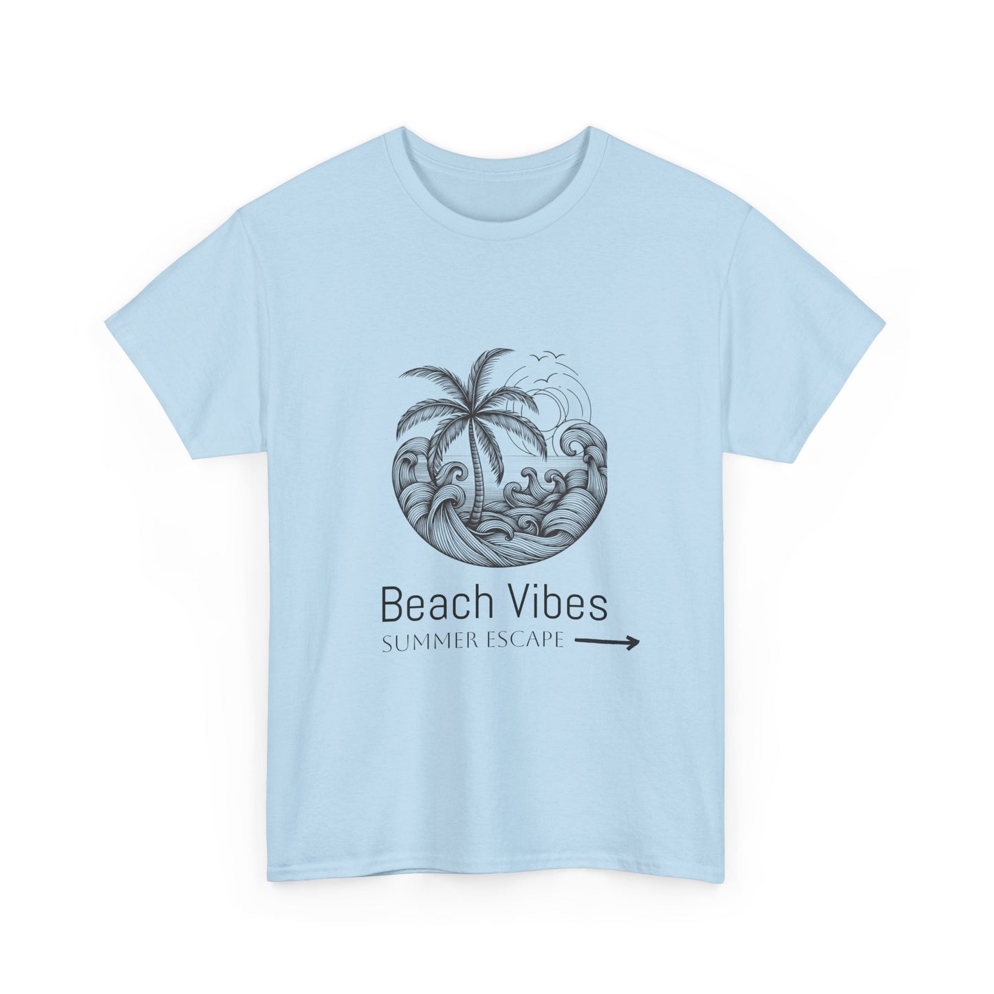 Beach Vibes Unisex Heavy Cotton T-Shirt