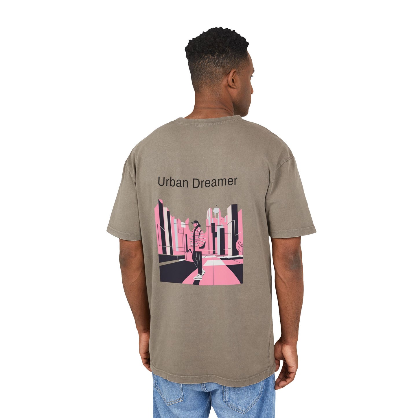 Men's Acid Washed Oversize Tee