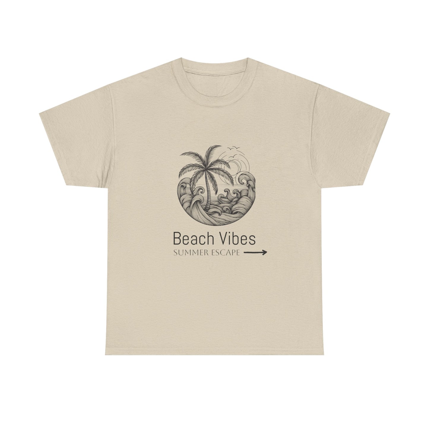 Beach Vibes Unisex Heavy Cotton T-Shirt