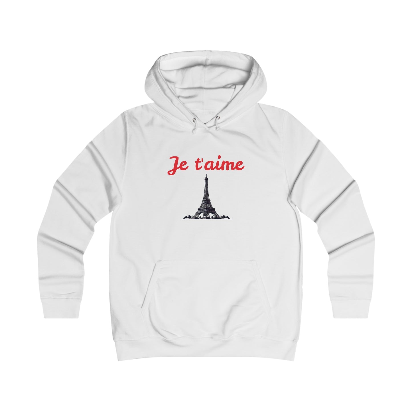 Girlie Hoodie "Je t'aime"