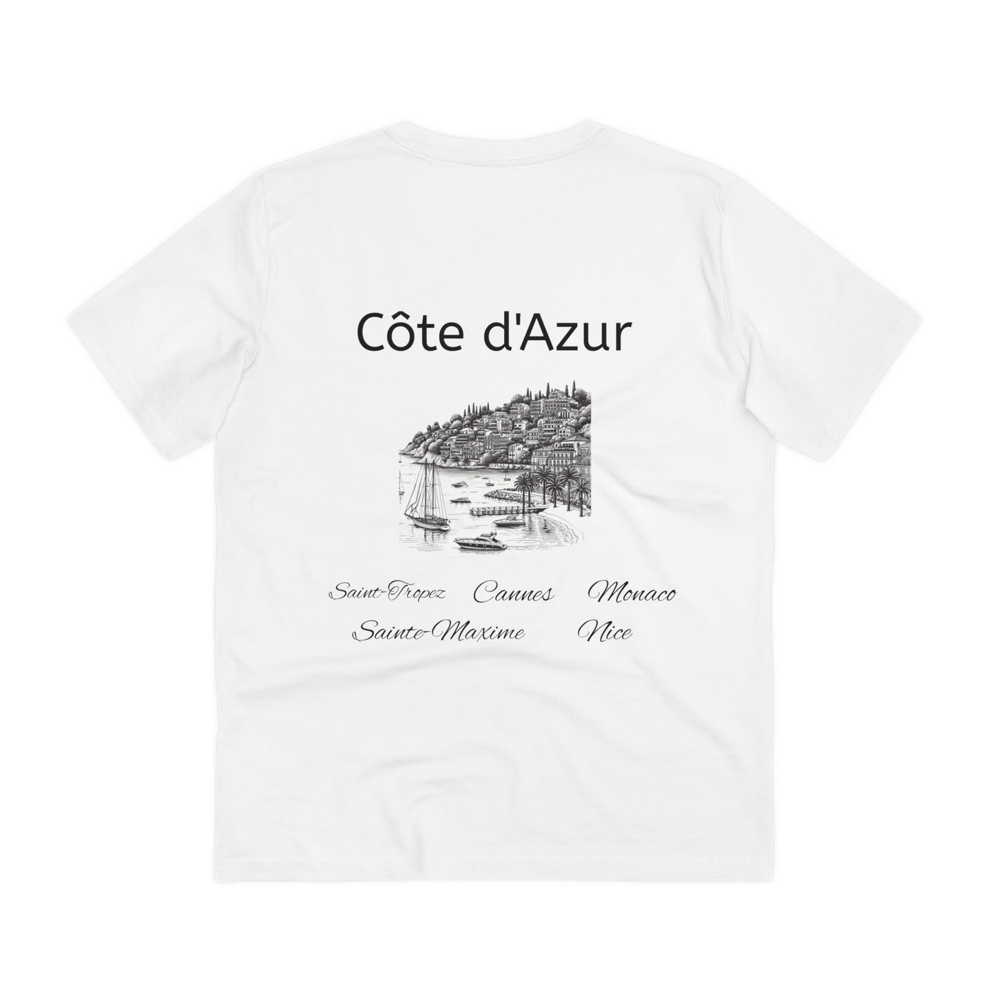 T-Shirt Côte d’Azur (Bio-Baumwolle, Unisex)