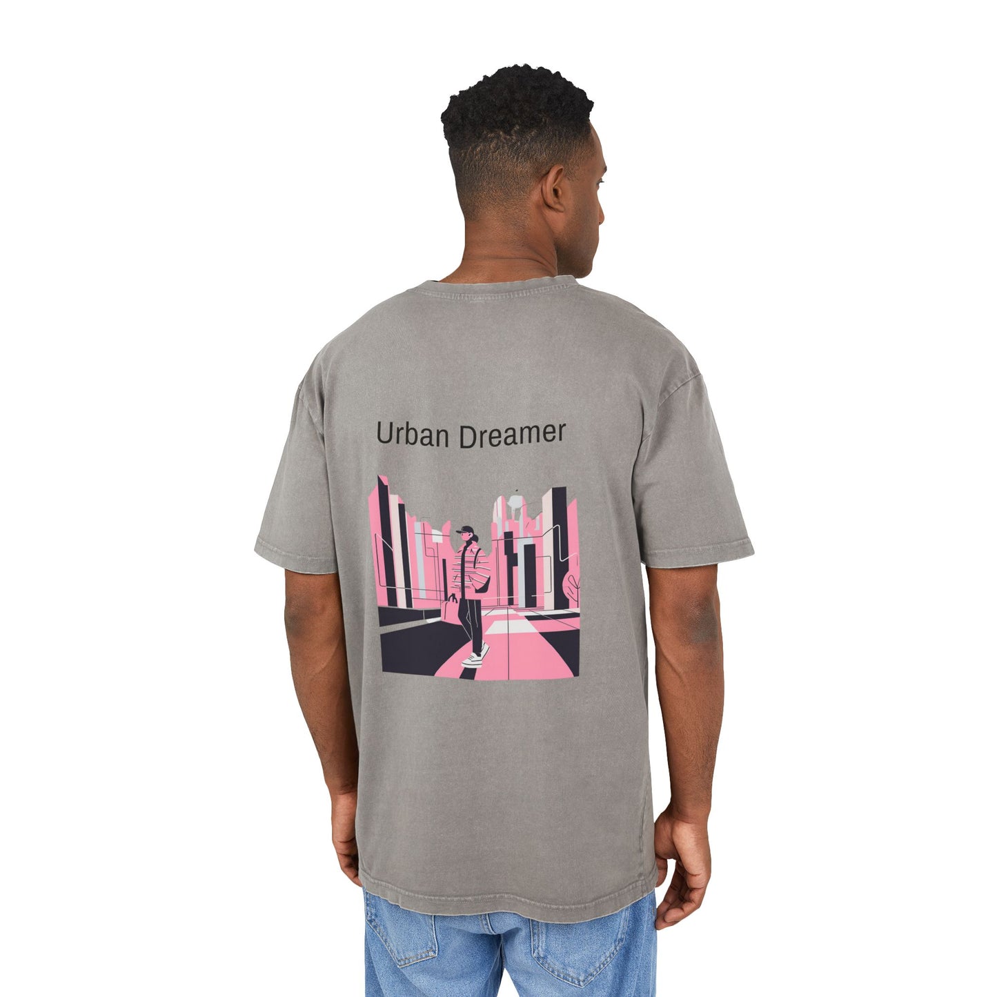 Men's Acid Washed Oversize Tee