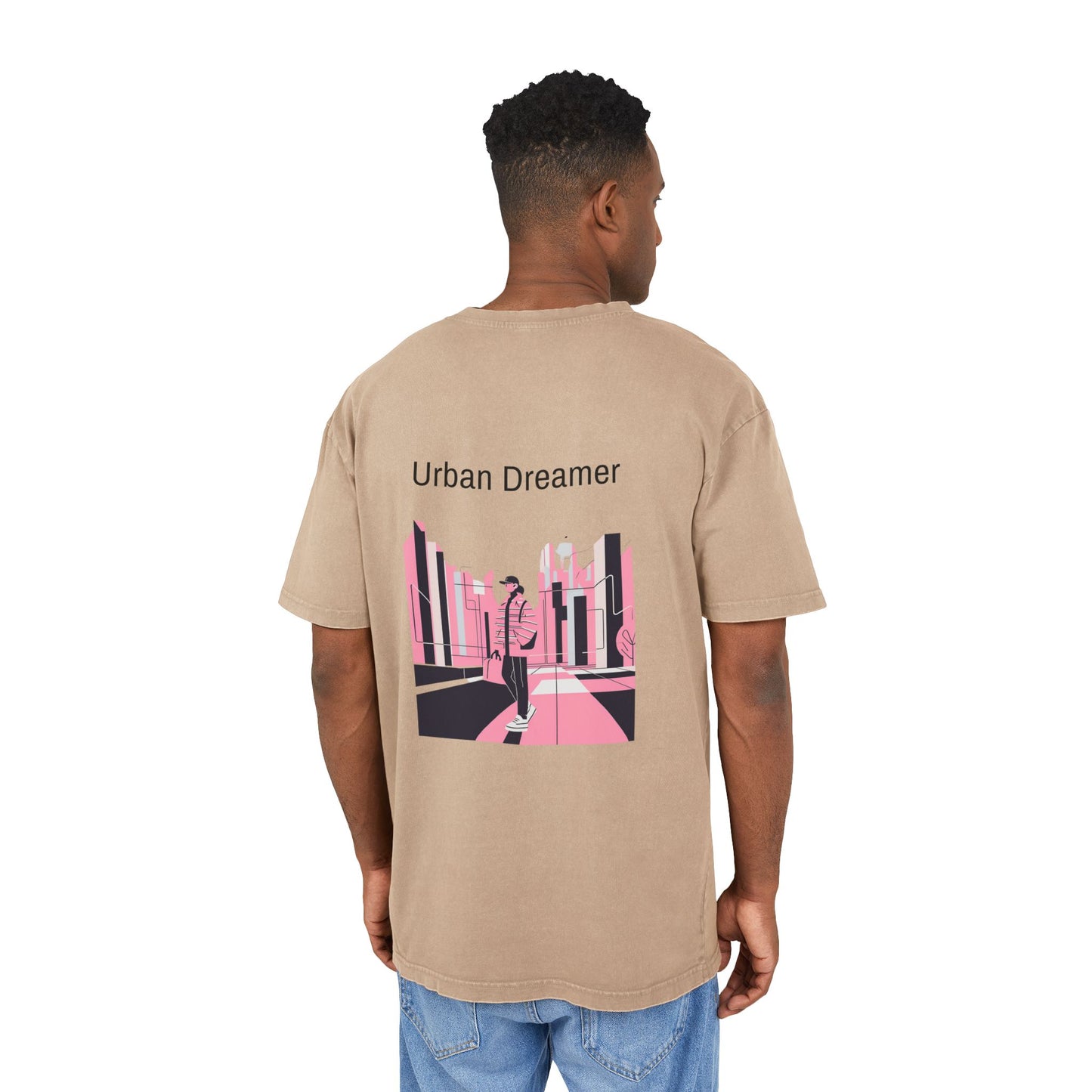 Men's Acid Washed Oversize Tee