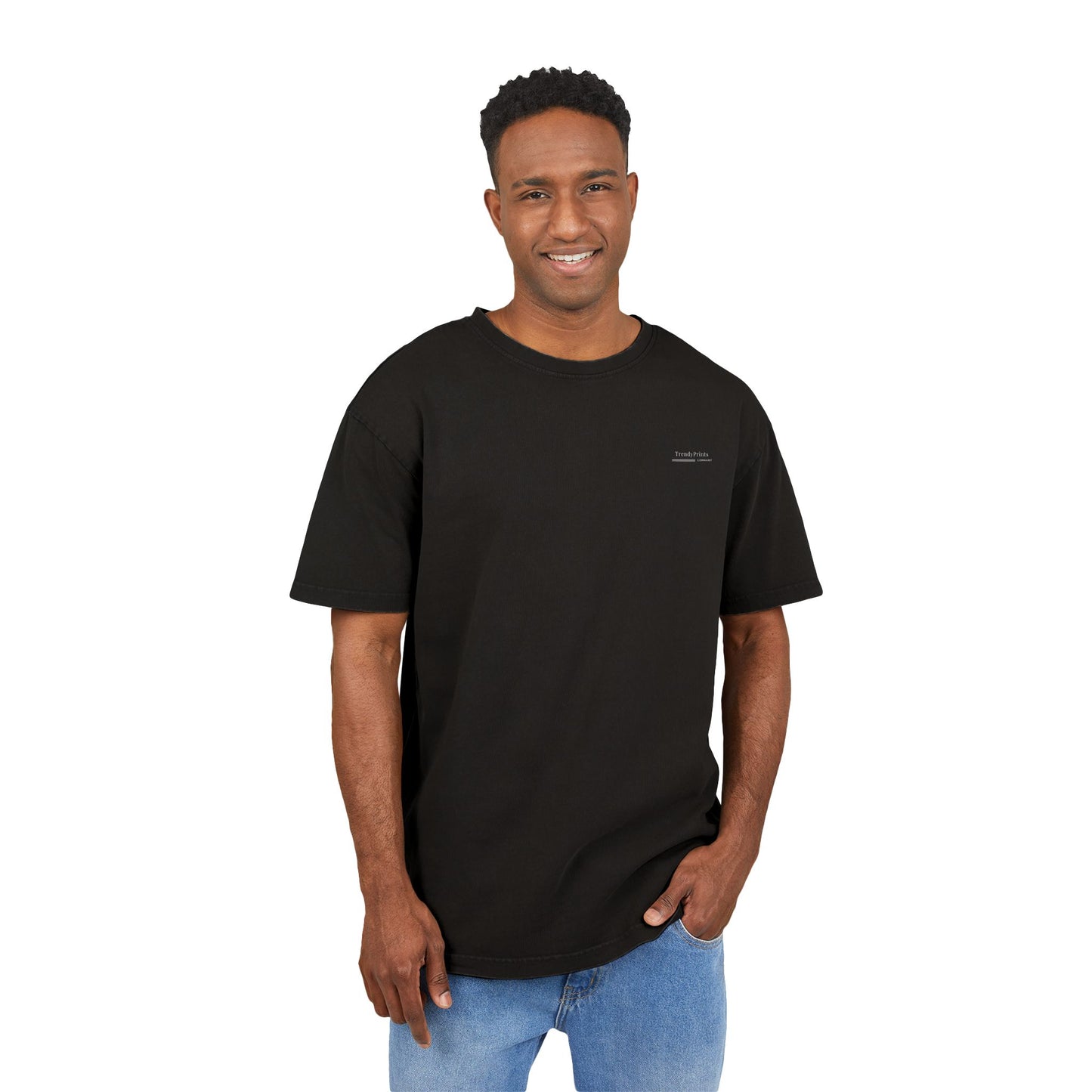 Men's Acid Washed Oversized Graphic Tee