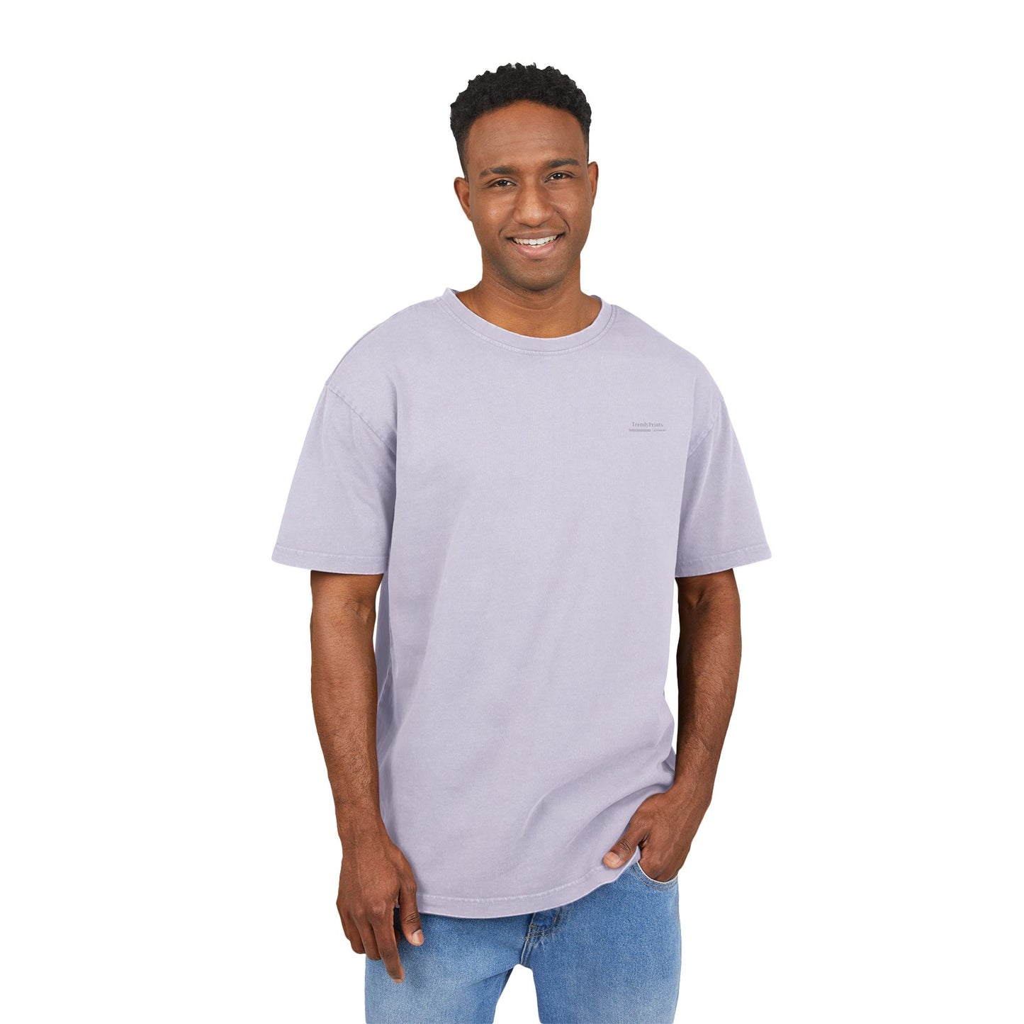 Men's Acid Washed Oversized Graphic Tee