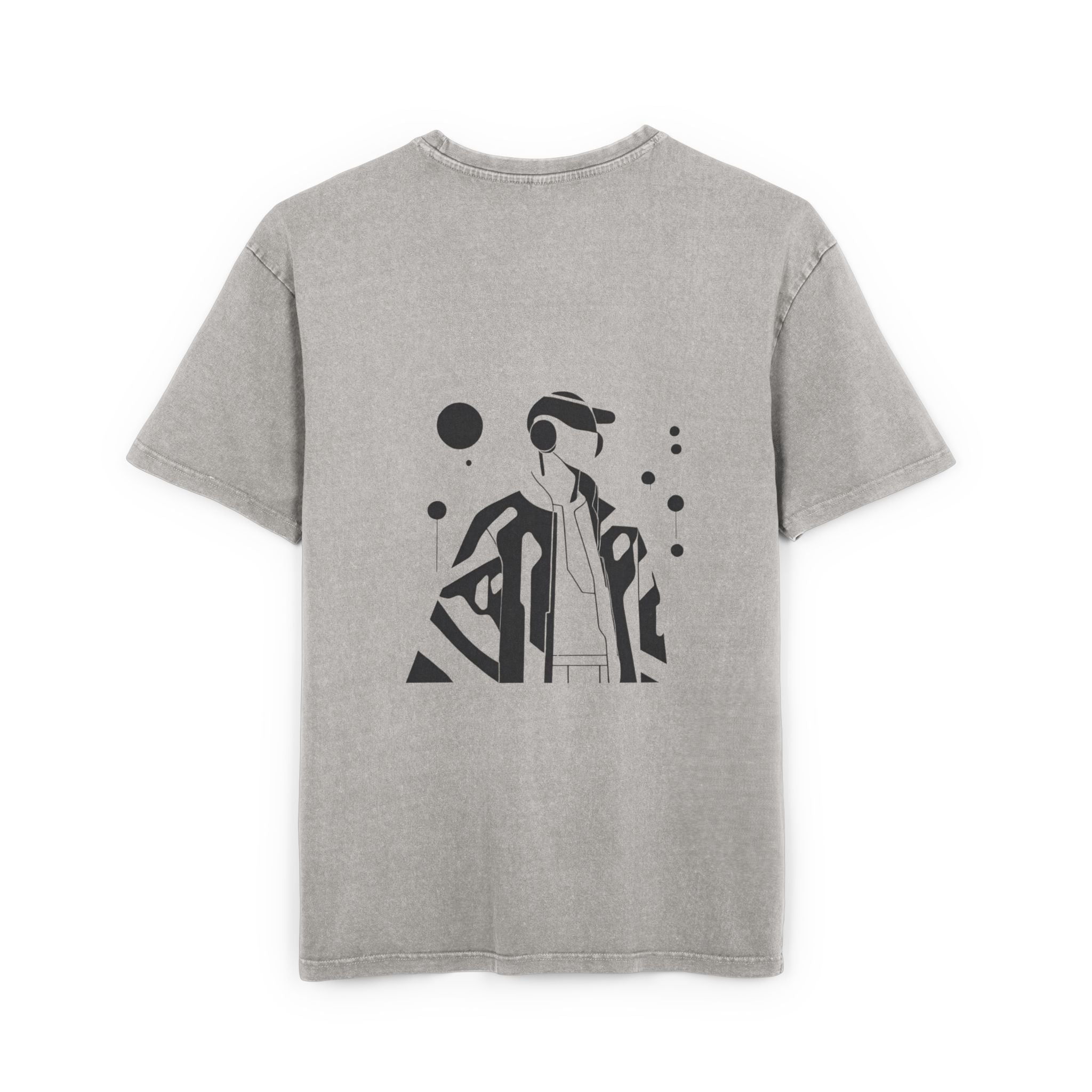 Men's Acid Wash Oversized Tee