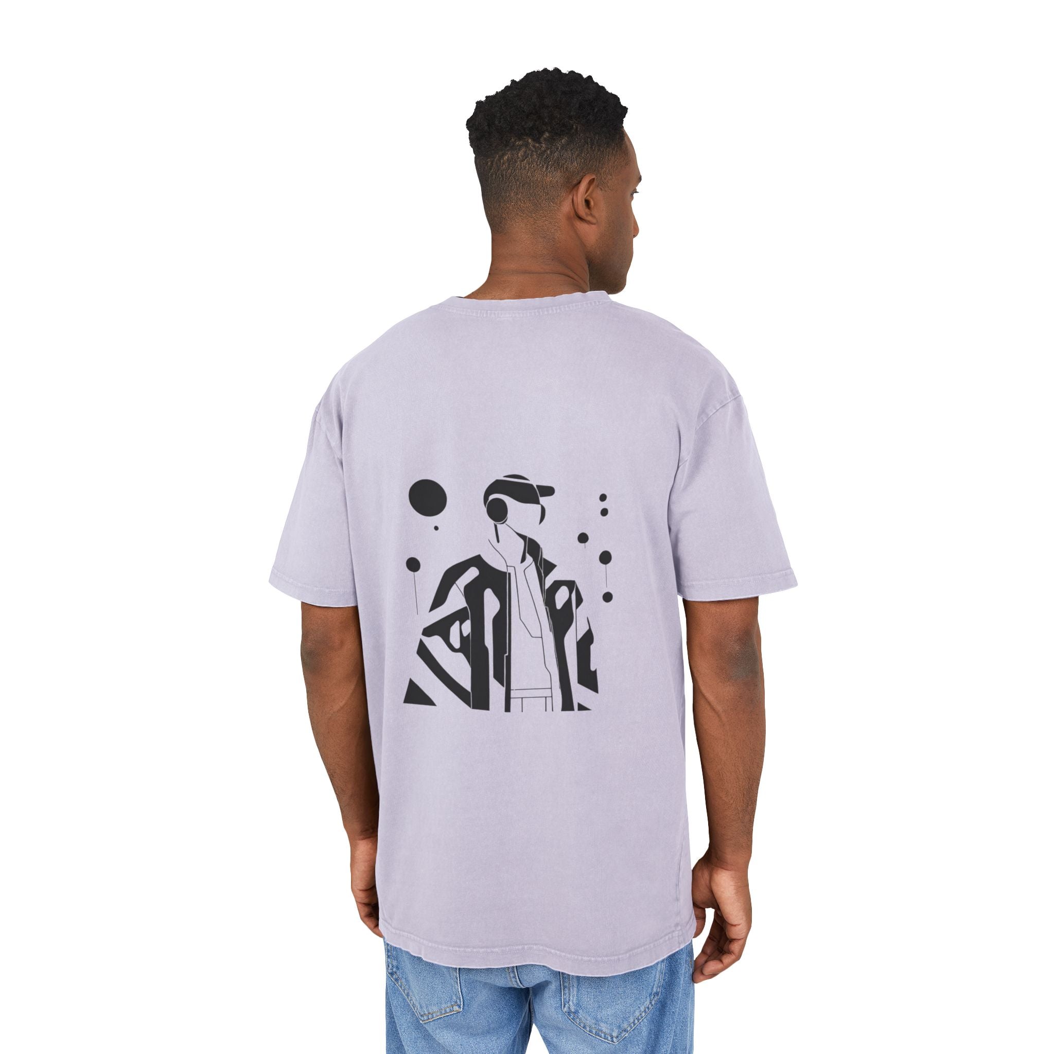 Men's Acid Wash Oversized Tee