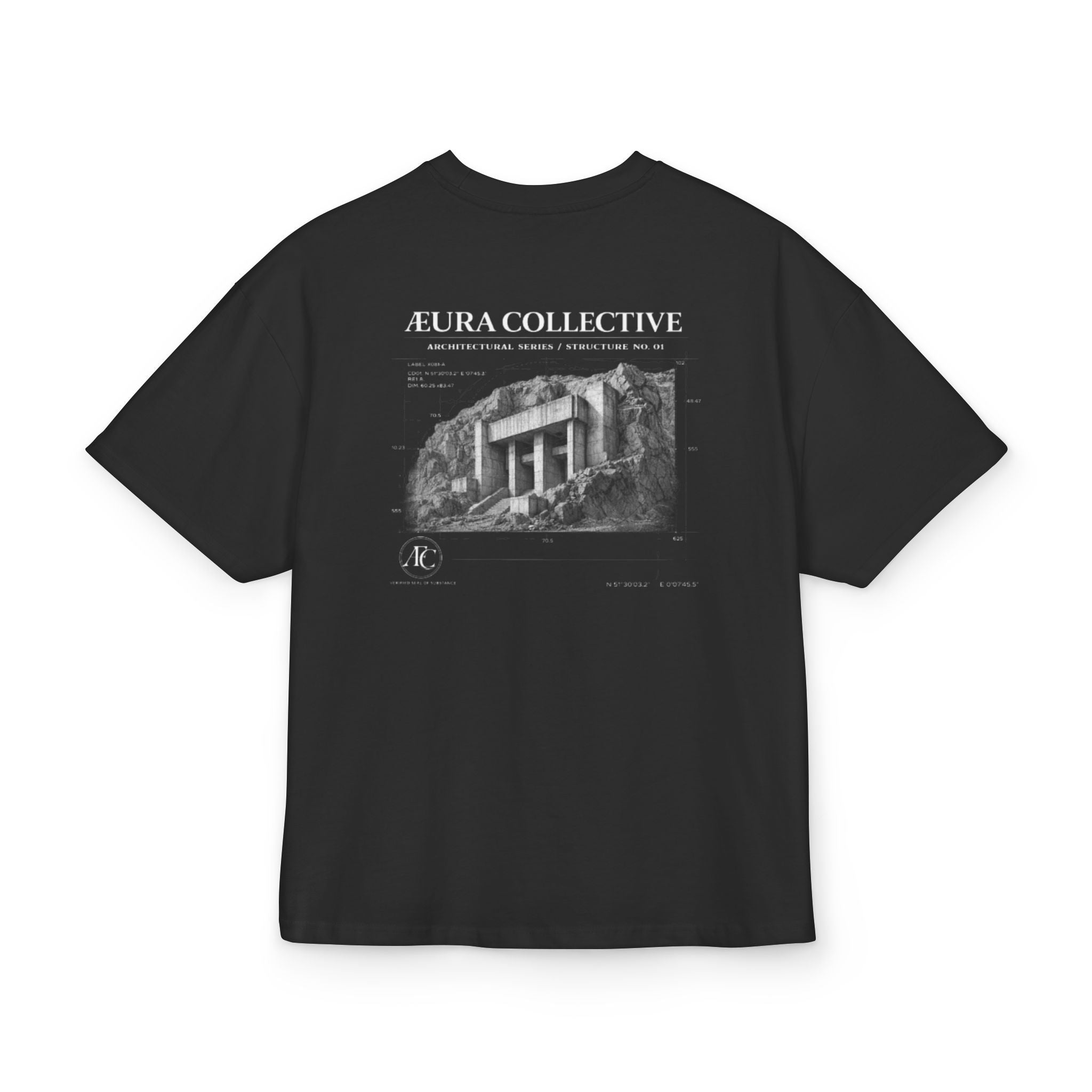 ÆURA 01 – 300g Heavyweight Boxy Tee | Architectural Series