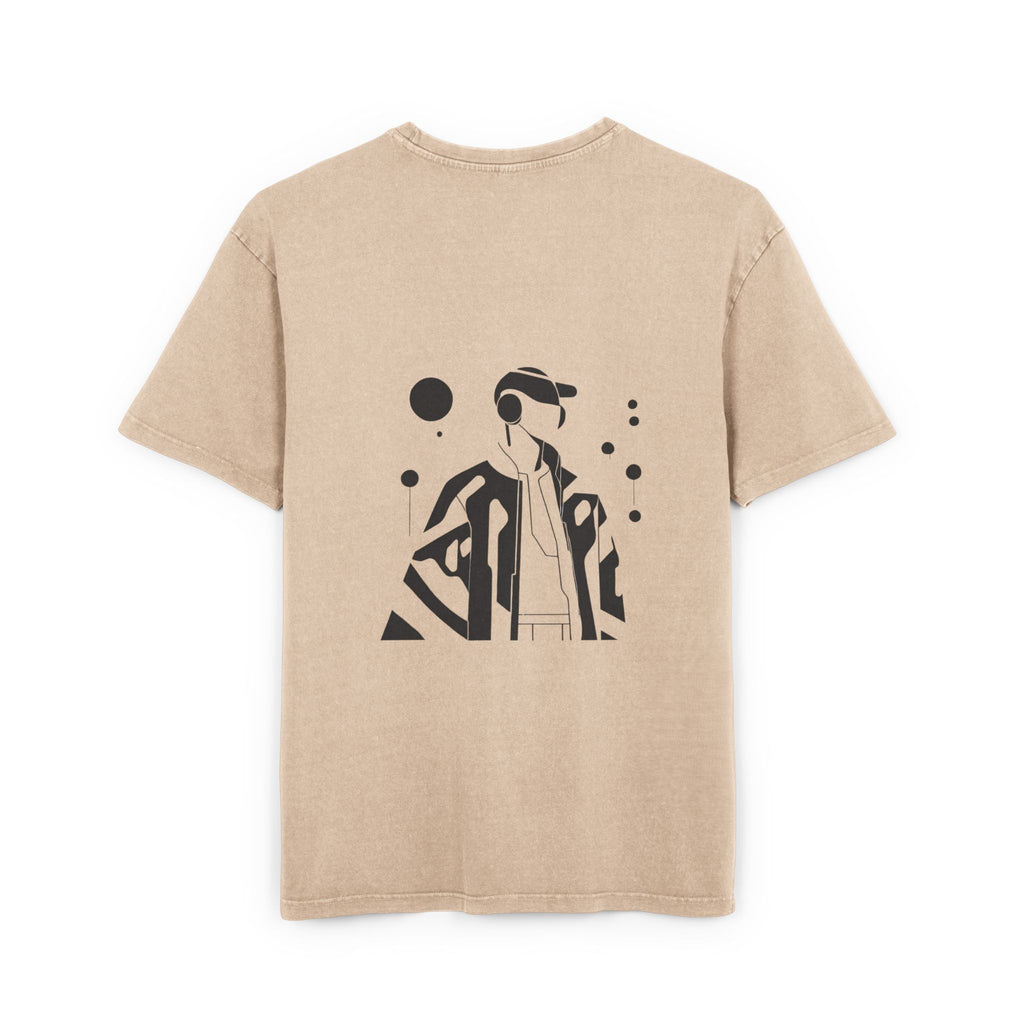 Men's Acid Wash Oversized Tee