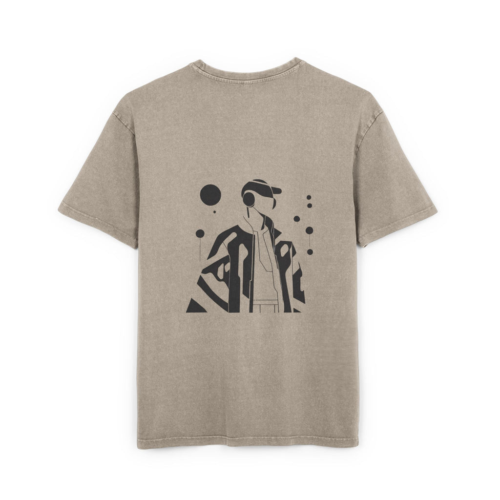 Men's Acid Wash Oversized Tee