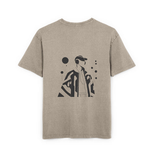 Men's Acid Wash Oversized Tee