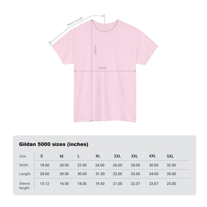 Unisex Heavy Cotton Tee - Light Pink