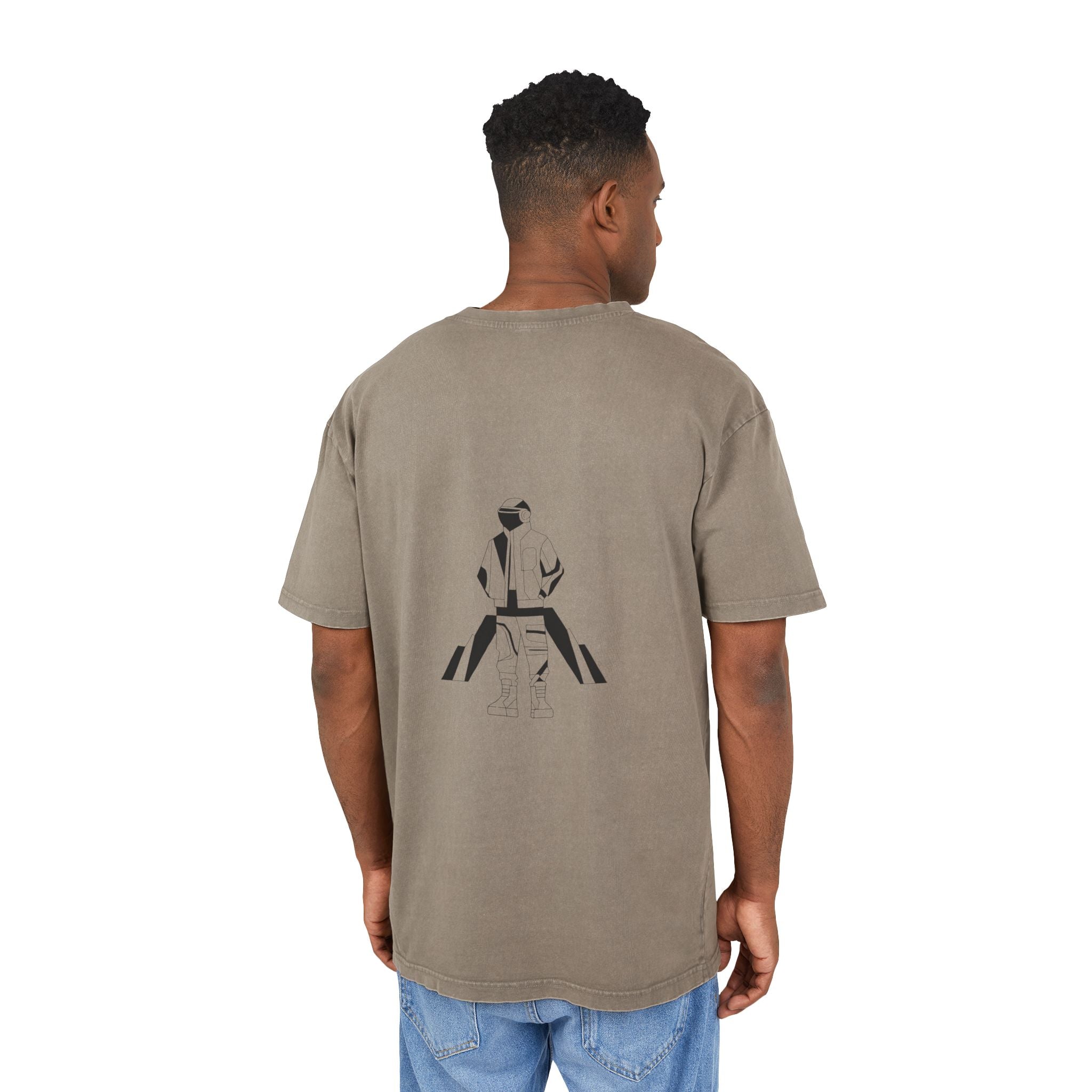 Men's Acid Washed Oversized Tee
