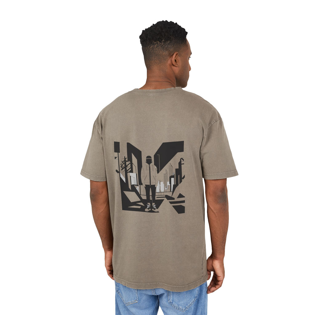 Men's Acid Washed Oversize Tee