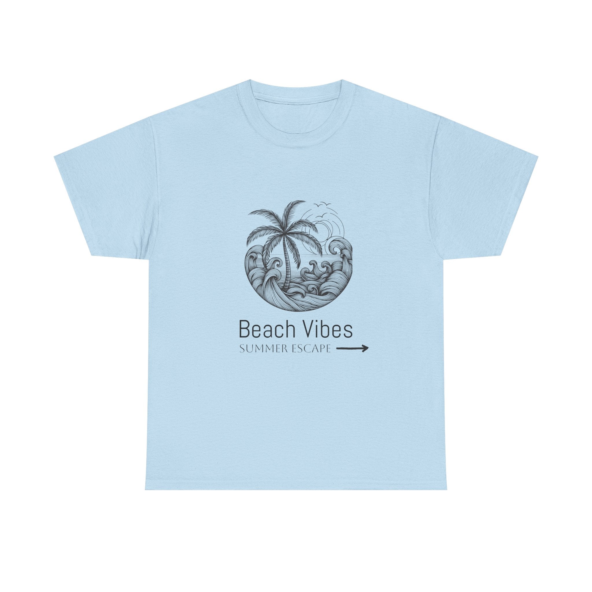 Beach Vibes Unisex Heavy Cotton T-Shirt