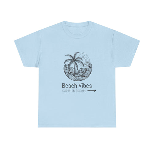 Beach Vibes Unisex Heavy Cotton T-Shirt