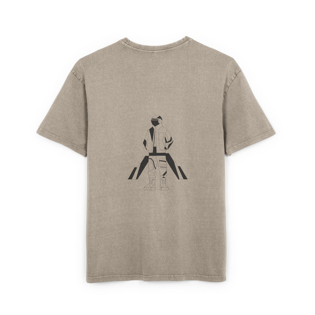 Men's Acid Washed Oversized Tee