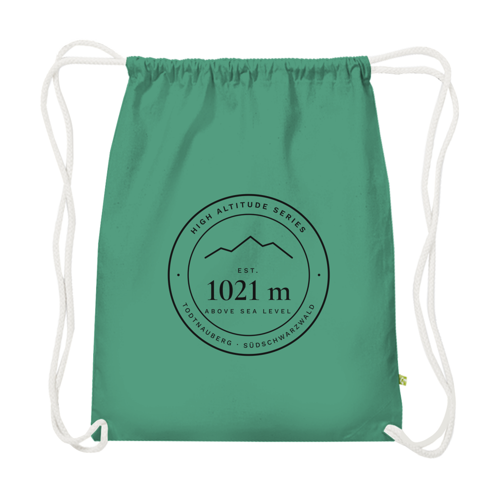Bio-Turnbeutel High Altitude in Sage Green mit dunklem Abzeichen