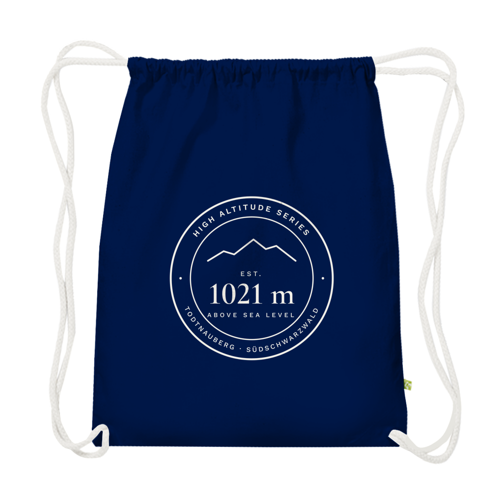 Bio-Turnbeutel High Altitude in French Navy mit hellem Abzeichen