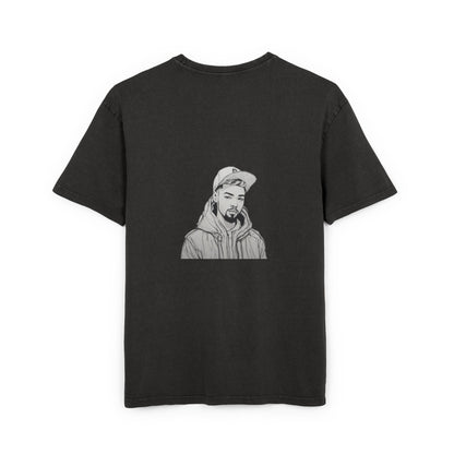 Men's Acid Washed Oversized Graphic Tee