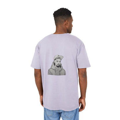 Men's Acid Washed Oversized Graphic Tee