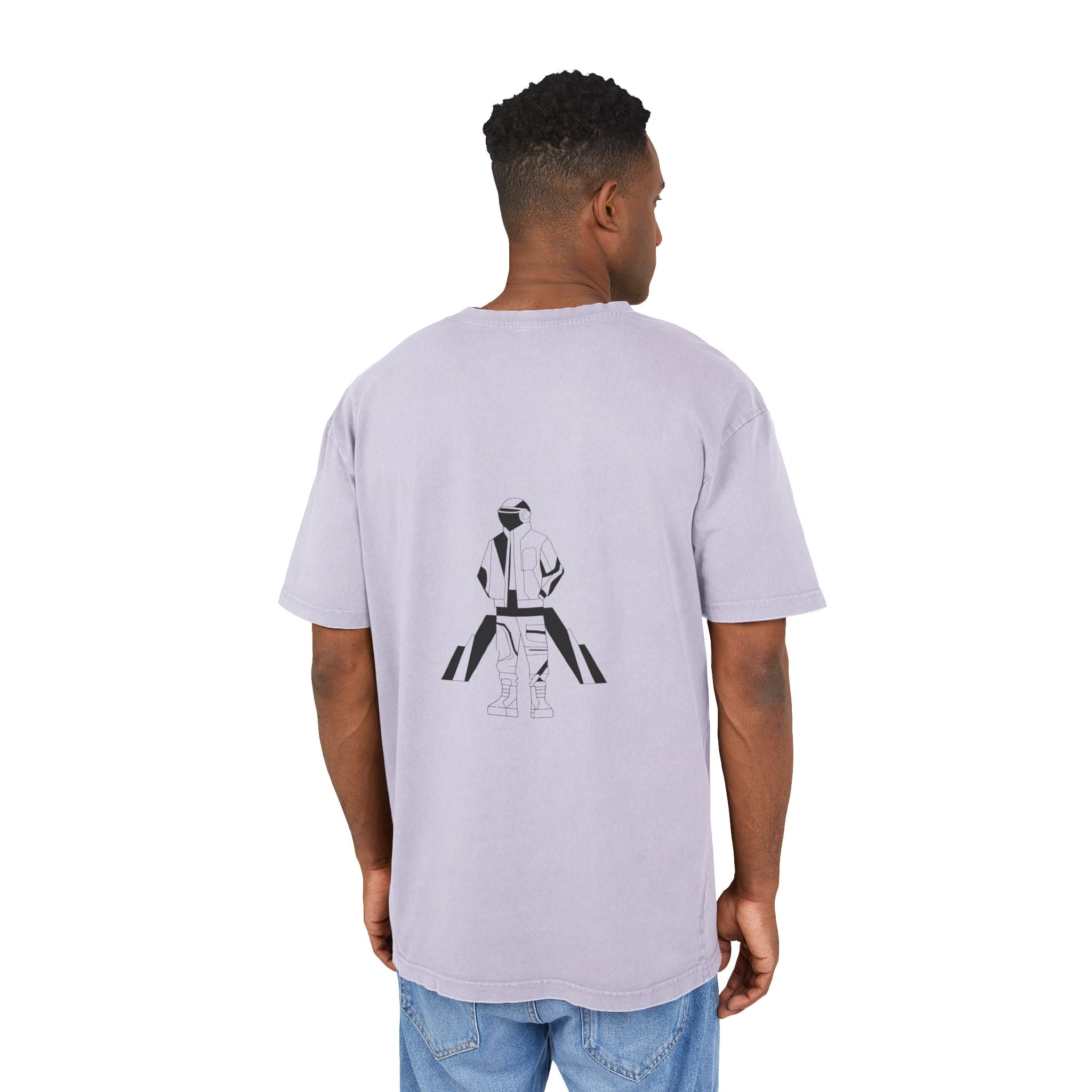 Men's Acid Washed Oversized Tee
