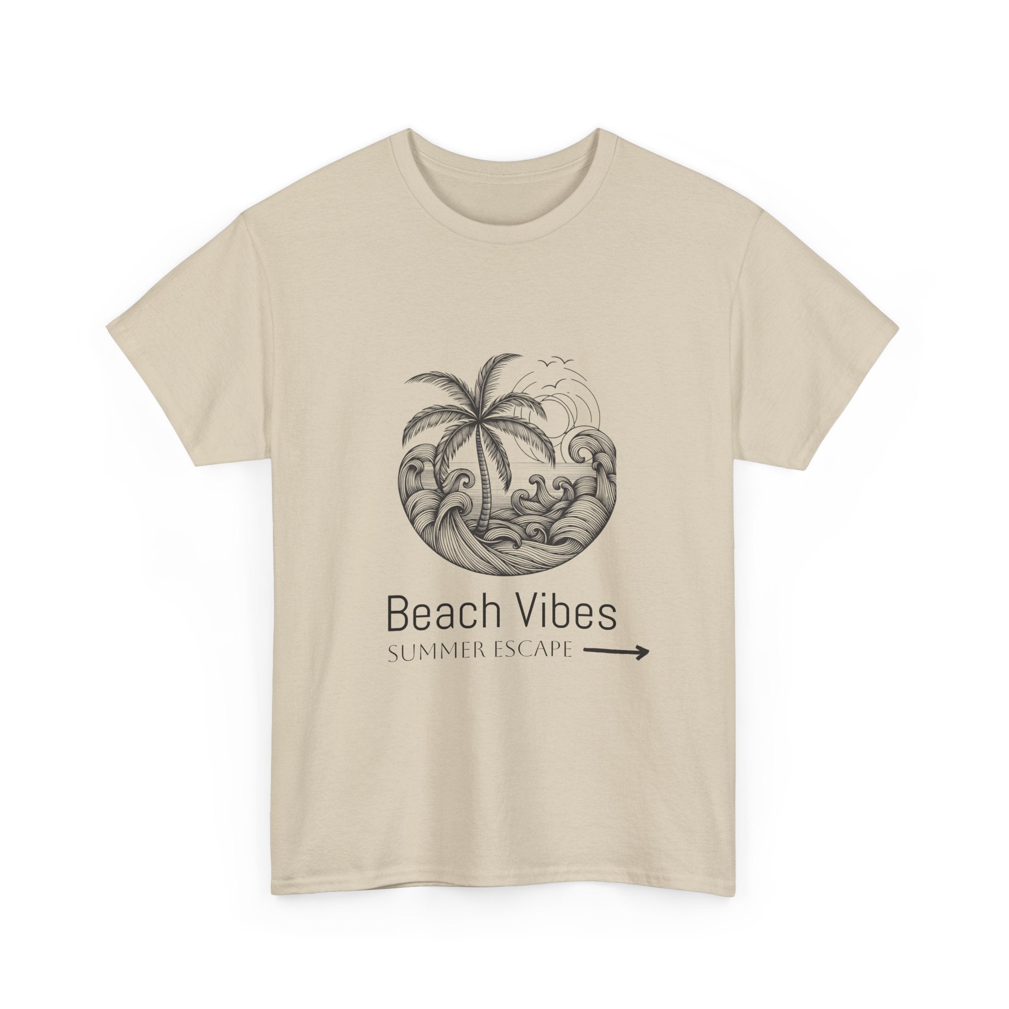 Beach Vibes Unisex Heavy Cotton T-Shirt