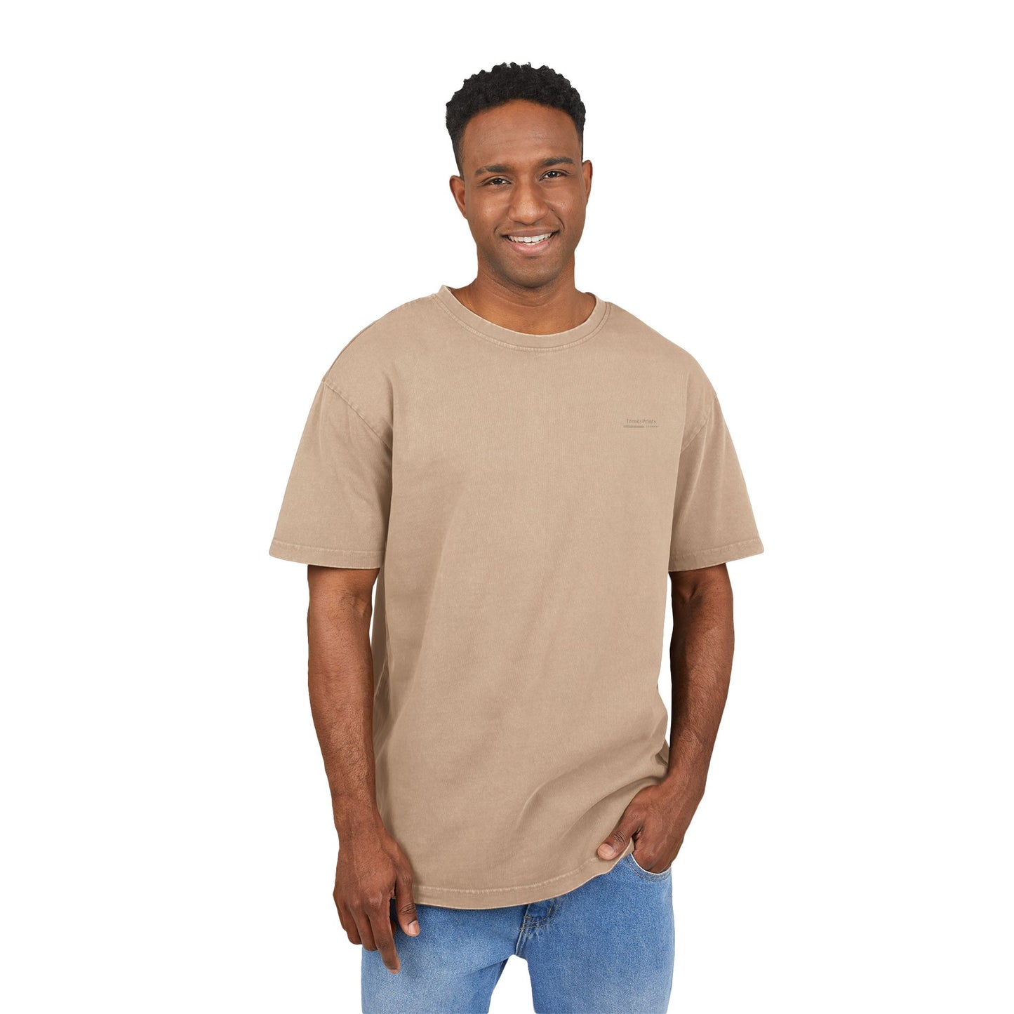 Men's Acid Washed Oversize Tee