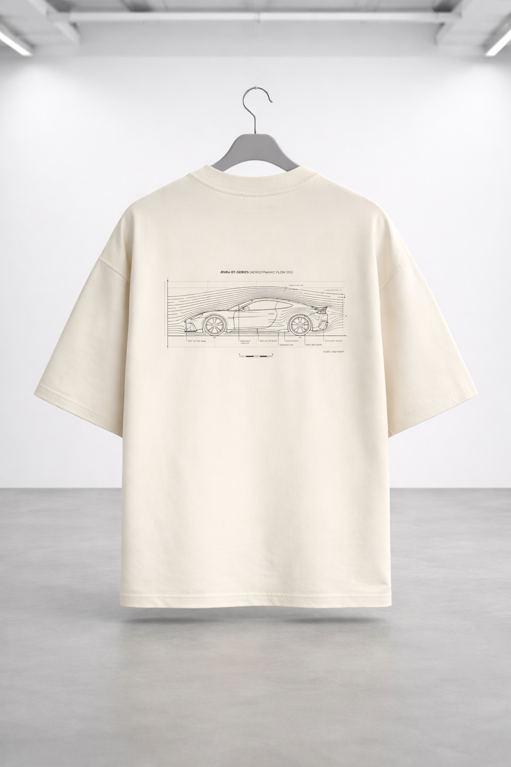 ST/ST Oversize T-Shirt ÆURA 01 – AERODYNAMIC FLOW [05] | 240G ORGANIC GT-SERIES