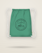 Bio-Turnbeutel High Altitude in Sage Green mit dunklem Abzeichen